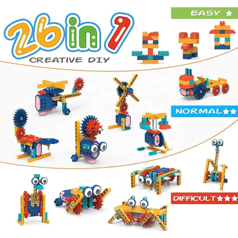 26-in-1 Toy Robot Building Blocks