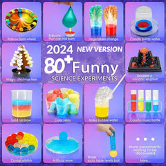 [Kit] 80+ Science Experiment Kits for Kids with Lab Coat