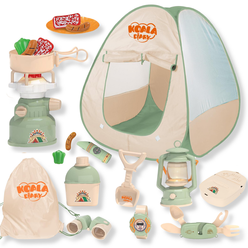 Kids Camping Gear Set with Pop-Up Tent